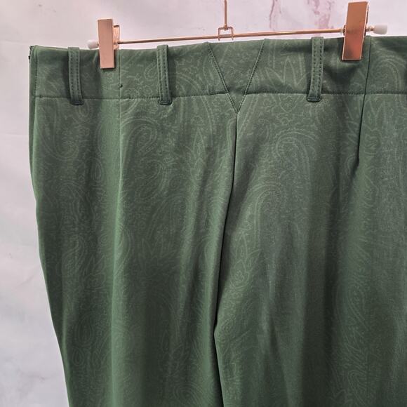 ARIAT Breeches Womens 34 L Green Riding Pant Seat Equestrian Paisley Pro Series - Picture 5 of 11